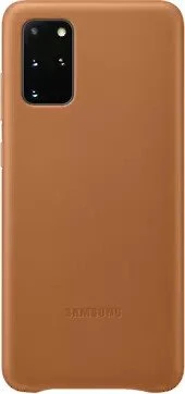 Samsung Leather Cover für Galaxy S20+ braun