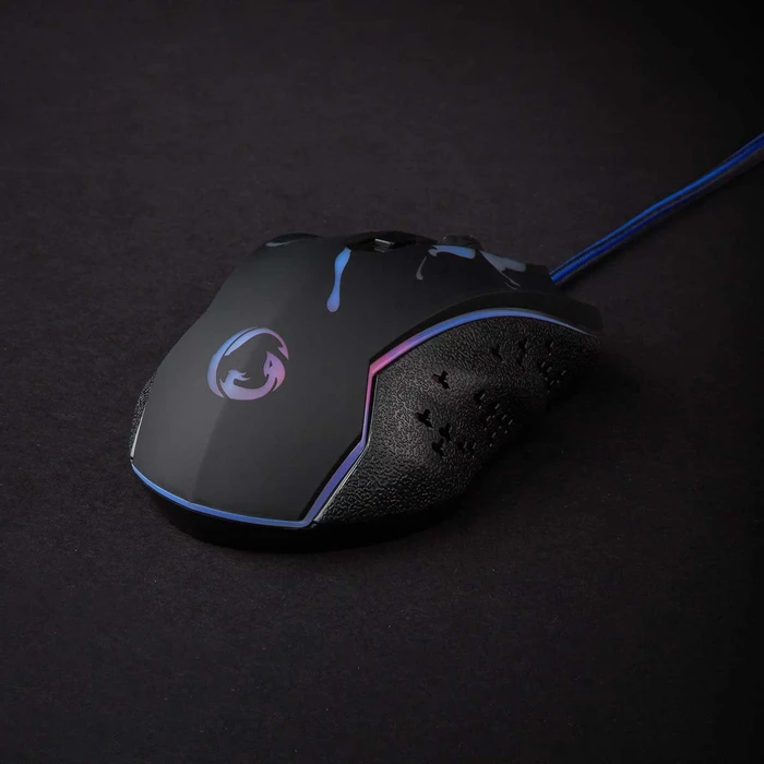 Nedis Gaming Mouse 3600dpi, schwarz, USB