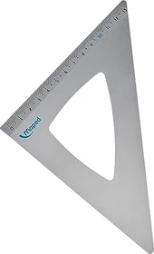 Maped Zeichendreieck 45° 21cm, grau