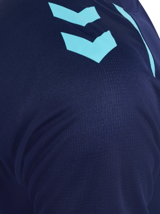 hummel Lead 2.0 Funktionsshirt kurzarm marine/blue fish (Herren)