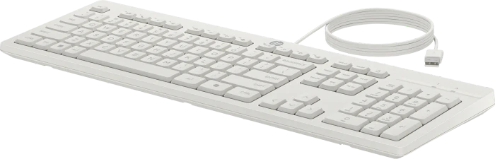 HP 225 Wired Mouse and Keyboard Combo G2, mit Copilot-Taste, weiß, USB, US