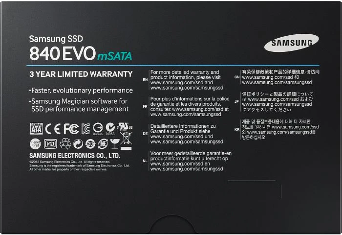 Samsung SSD 840 EVO 120GB, MO-300 / mSATA 6Gb/s