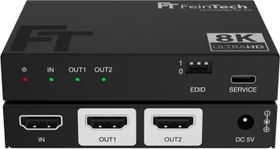 FeinTech HDMI 2.1 Splitter 1 In 2 Out