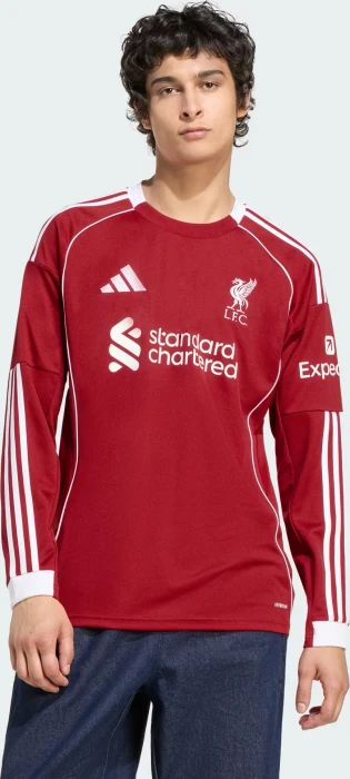 adidas Liverpool FC 2025/2026 Heimtrikot langarm (Herren)