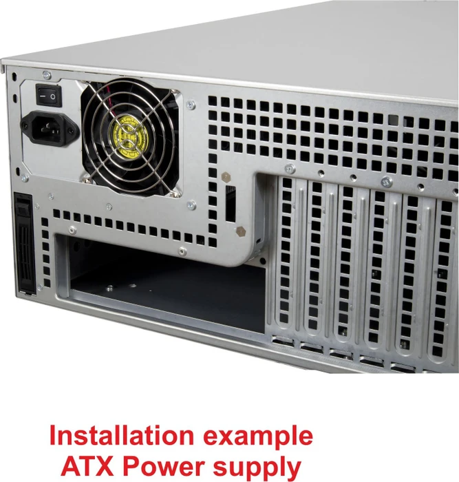Inter-Tech IPC 4U-4408L, schwarz, 4HE, ATX