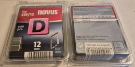 Novus Typ 53 F Tacker-Klammern, 12x11.3mm, 600 Stück