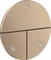 Hansgrohe Axor ShowerSelect ID rund Kontrollfeld Ventil für 3 Verbraucher brushed red gold Vorschaubild