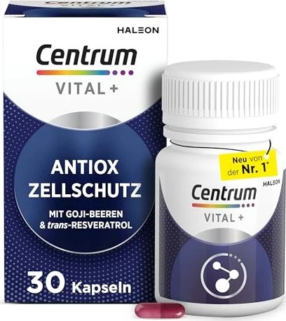 Centrum Vital+ Antiox Zellschutz Kapseln, 30 St