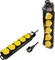 LogiLink Outdoor Steckdosenleiste, 5-fach, 1.5m, schwarz/gelb Vorschaubild