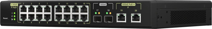 QNAP QSW-M2100 Desktop 2.5G Managed Switch, 18x RJ-45, 2x SFP+, 280W PoE++