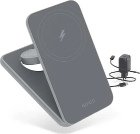 Epico Mag+ Foldable Charging Stand grau