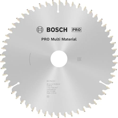 Bosch Professional Multi Material Kreissägeblatt 54Z, 210x2.4x30mm, 1 Stück
