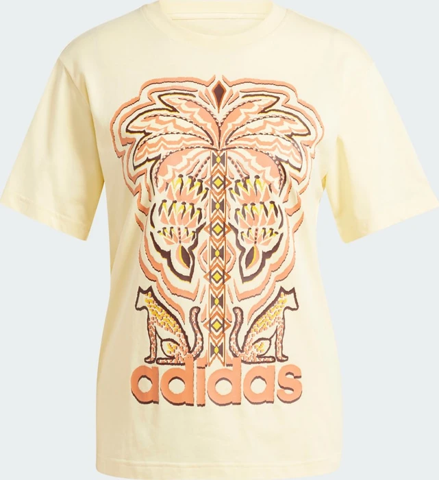 adidas x FARM Rio Graphic T-Shirt kurzarm easy yellow (Damen)