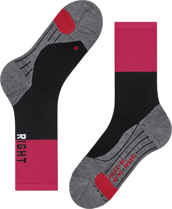 Falke BC Gravel Fahrradsocken schwarz