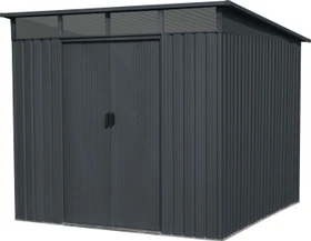 Floraworld Pultdach Gr. 4 Lightline Gerätehaus 239x179cm anthrazit