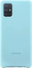 Samsung Silicone Cover für Galaxy A71 blau