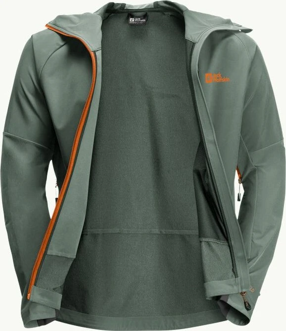 Jack Wolfskin Alpspitze Hoody Funktionsjacke hedge green (Herren)