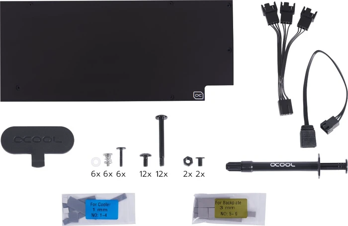 Alphacool Eiswolf 2 AiO 360mm AMD Radeon RX 6800/6800XT Gaming Trio X mit Backplate