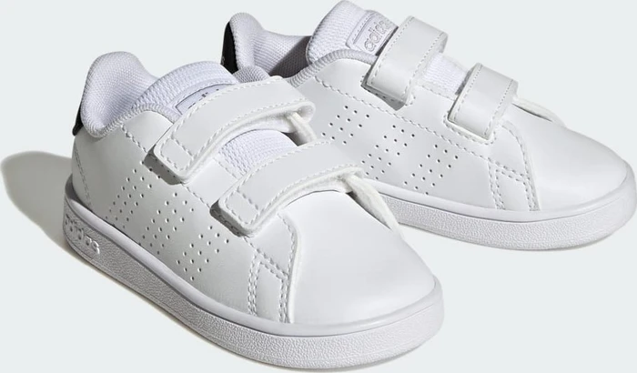adidas Advantage Lifestyle Court Two Hook-and-Loop cloud white/core black/silver metallic (Junior)