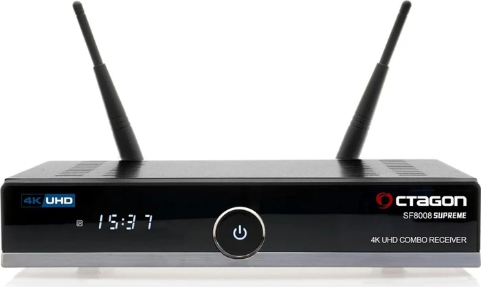 Octagon SF8008 V3 Supreme 4K UHD E2 Combo 1x DVB-S2X MS 1x DVB-C/T2, ohne Festplatte