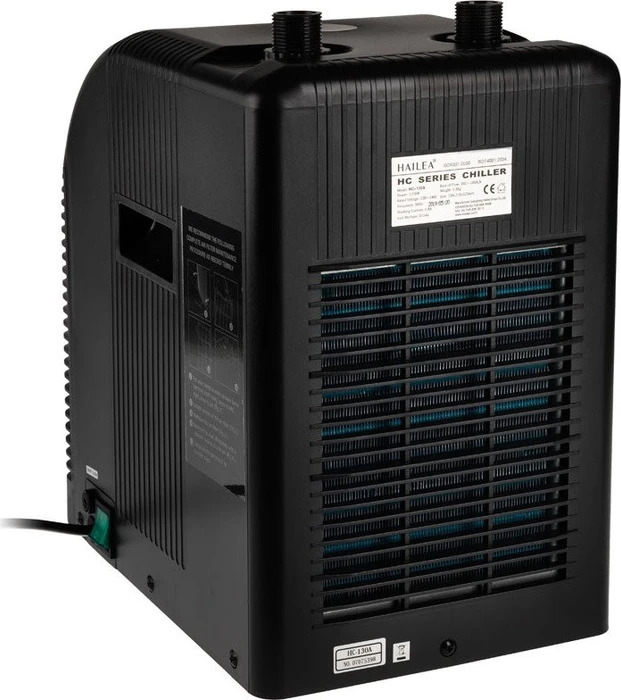 Hailea HC Series 130A Aquarienkühler, Durchlaufkühler mit Kompressor, 50-, schwarz