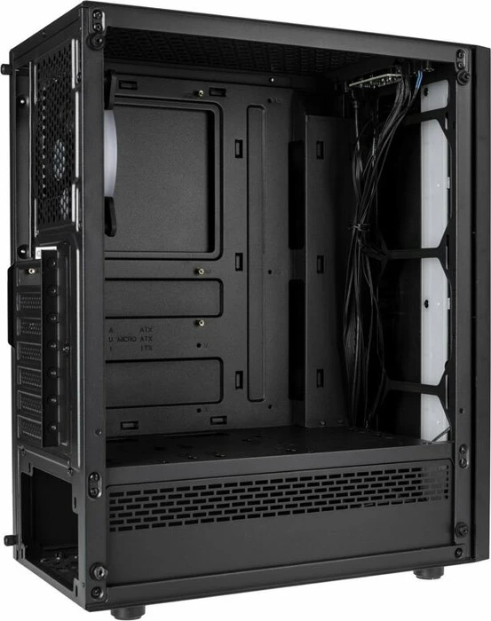 Kolink Inspire K7 ARGB, schwarz, Glasfenster
