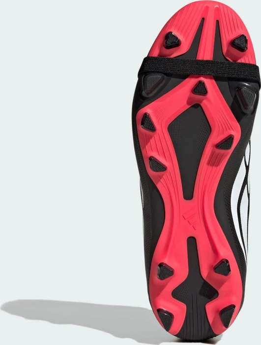 adidas Predator Club Fold-Over Tongue FG/MG core black/cloud white/lucid red (Junior) (KI8895) – Bild 4 von 10