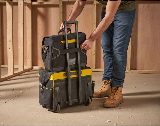 Stanley Fatmax 14" Laptop- und Werkzeugtasche, schwarz/gelb
