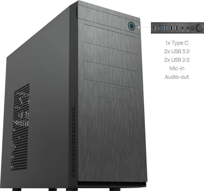Chieftec Elox HC-10B, schwarz