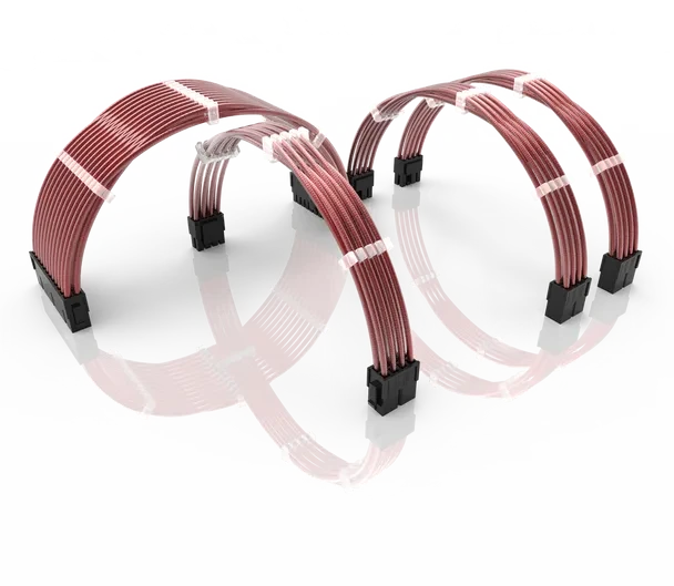 LinkUP PSU Cable Extension Kit, Metallic-Pink