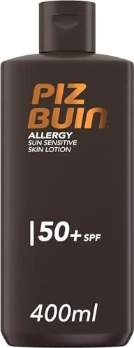Piz Buin Allergy Sun Sensitive Skin Sun Lotion LSF50+, 400ml