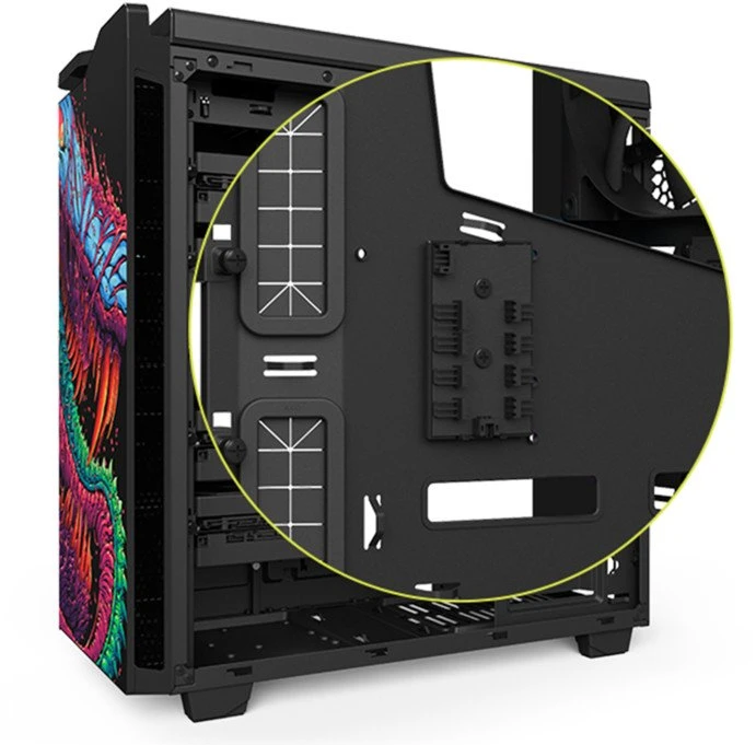 NZXT H440 Hyper Beast, Acrylfenster