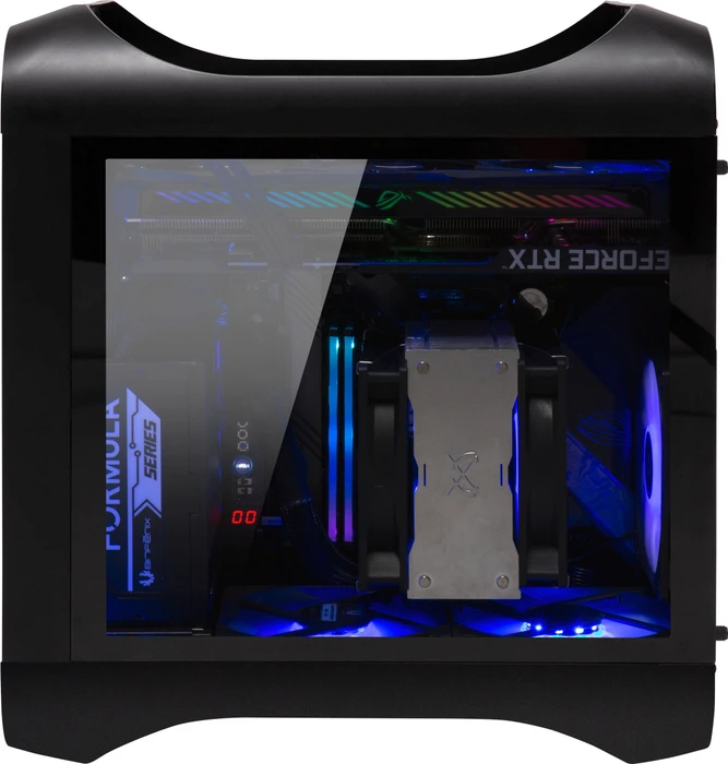 BitFenix Prodigy M 2022 ARGB, schwarz, Glasfenster