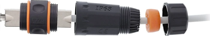 InLine Kabelverbinder RJ-45 Buchse/Verlegekabel Cat.6A, LSA, geschirmt, IP68, Outdoor
