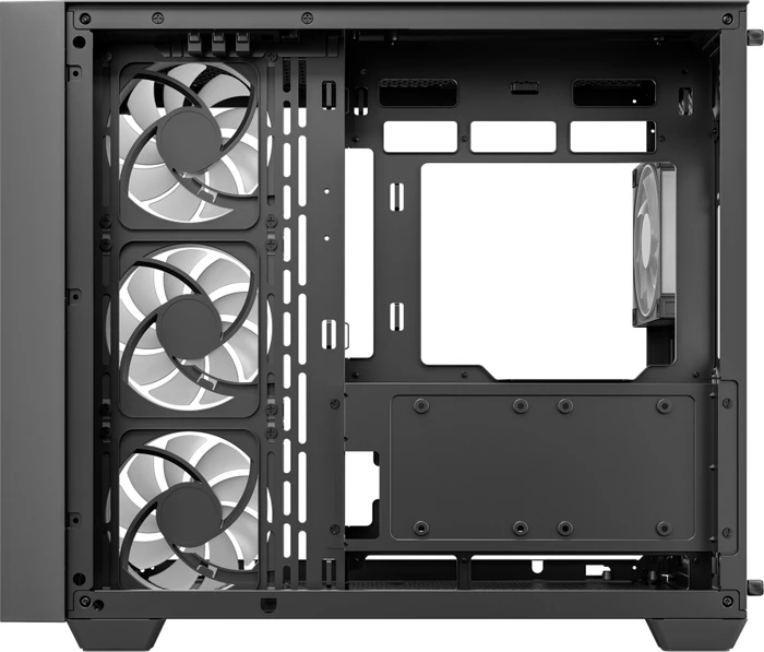 DeepCool CG530U 4F, schwarz, Glasfenster