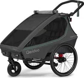 Qeridoo Kidgoo 2 Lite Fahrradanhänger ivy green (Modell 2026)