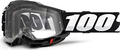 100% Accuri2 Schutzbrille black/clear lens