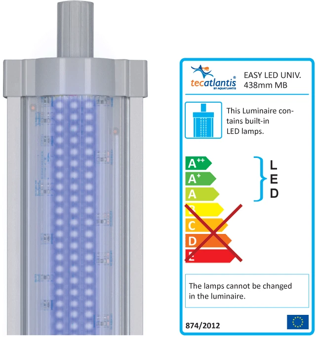 Aquatlantis Easy LED Universal 2.0 Deep Blue, T5/T8, 450-700mm, 20W