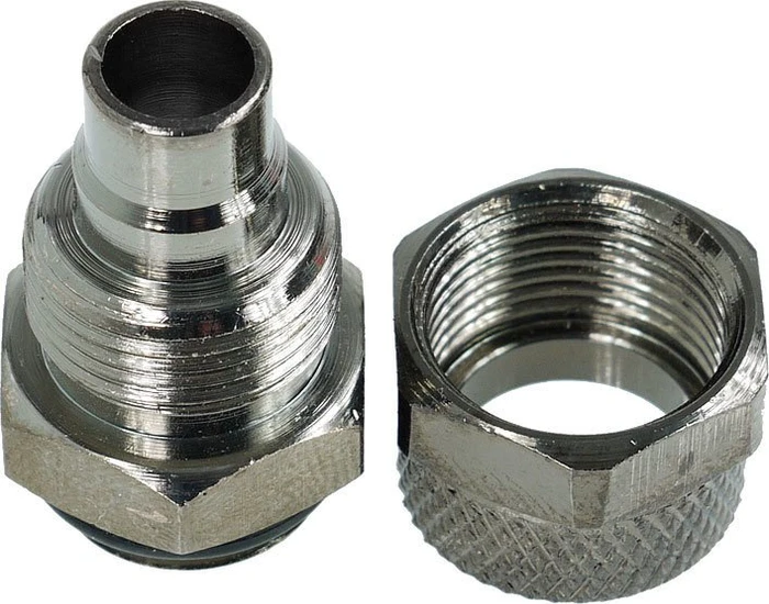 Aquatuning Schlauchanschluss, G1/4" auf 11/8mm, schwarz vernickelt