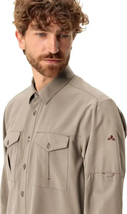 Vaude Rosemoor II Hemd langarm linen uni (Herren)