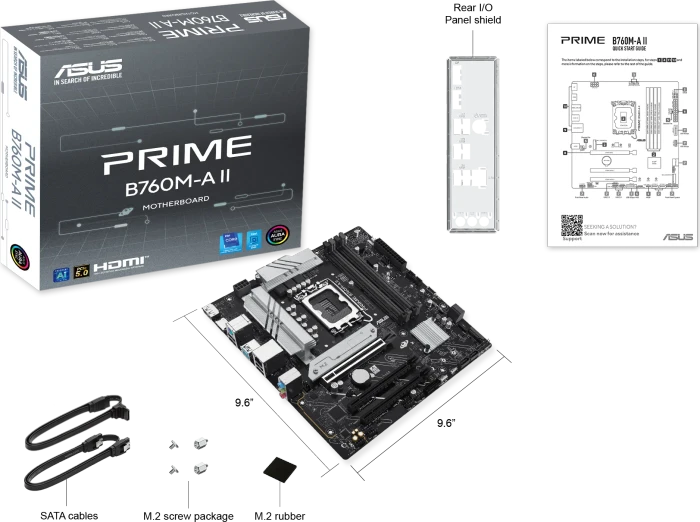 ASUS Prime B760M-A II-CSM (Intel 1700)