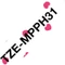 Brother TZe-MPPH31 Beschriftungsband, 12mm, schwarz/pink/weiß (Muster) Vorschaubild