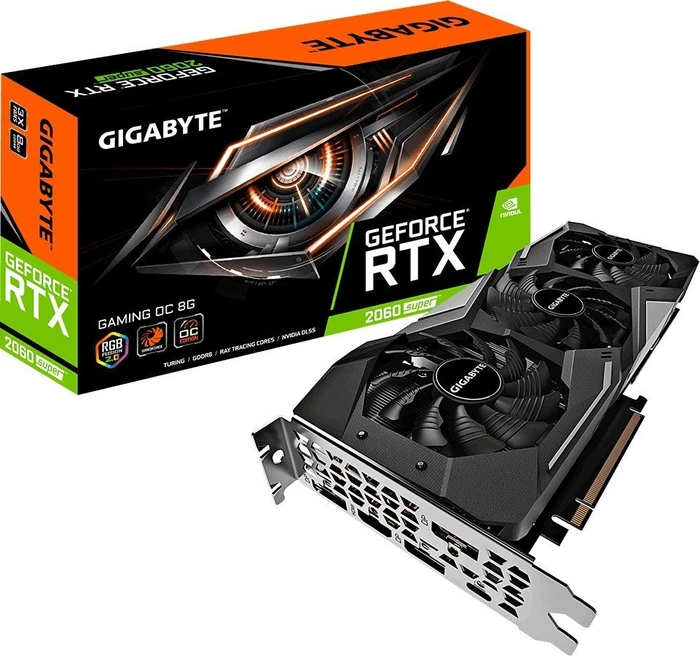 GIGABYTE GeForce RTX 2060 SUPER Gaming OC 8G, 8GB GDDR6, HDMI, USB-C, 3x DP