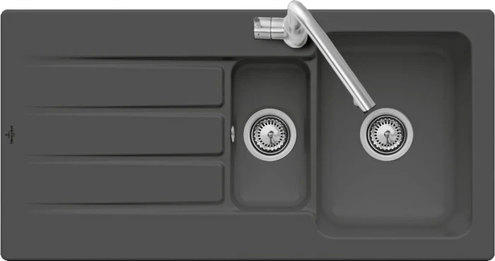 Villeroy & Boch Architectura 60 XR Einbau Becken reversibel graphite