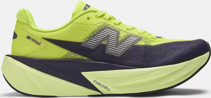 New Balance FuelCell Rebel v5 alkaline green/boysenberry/dark silver metallic (Damen)