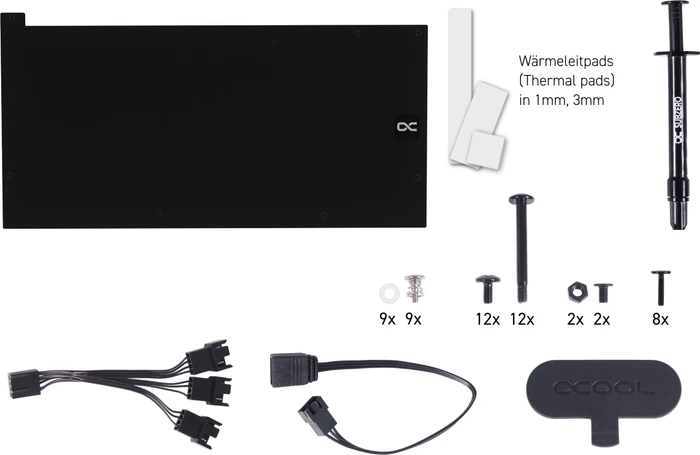 Alphacool Eiswolf 2 AiO 360mm RTX 4090 Suprim mit Backplate