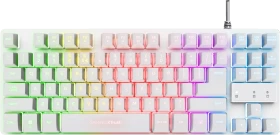 Trust Gaming GXT 833W Thado TKL, weiß, LEDs RGB, USB, US (24737)