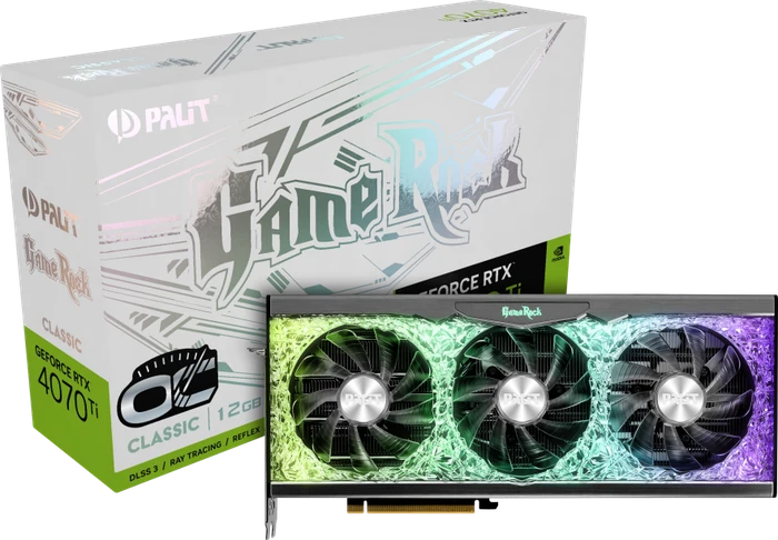 Palit GeForce RTX 4070 Ti GameRock Classic OC, 12GB GDDR6X, HDMI, 3x DP