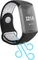 Hama Ersatzarmband Sport für Fitbit Charge 3/4 grau/schwarz Vorschaubild