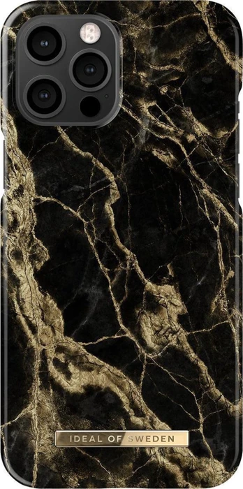 iDeal of Sweden Fashion Case für Apple iPhone 12 Pro Max Golden Smoke Marble